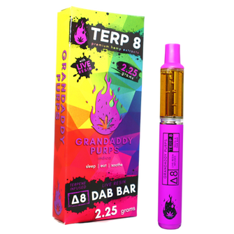 2.25-Gram Grandaddy Purps Delta-8 Live Resin Disposable Dab Bar