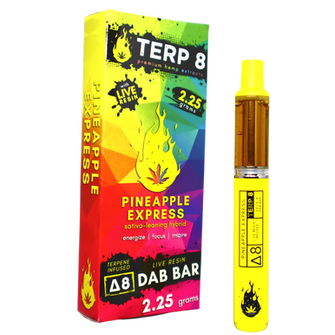 2.25-Gram Pineapple Express Delta-8 Live Resin Disposable Dab Bar