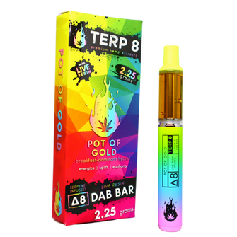 2.25-Gram Pot of Gold Delta-8 Live Resin Disposable Dab Bar