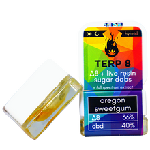 Live Resin Delta-8 ANYTIME Sugar Dab - OREGON SWEETGUM [1 gram]