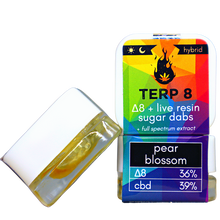 Live Resin Delta-8 ANYTIME Sugar Dab - PEAR BLOSSOM [1 gram]