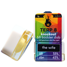 Live Resin Delta-8 KNOCKOUT Badder Dabs - THE WIFE [1 gram]