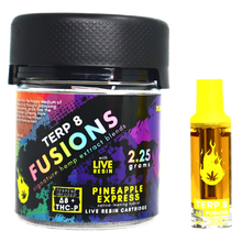 2.25g Pineapple Express THC-P + Delta-8 Live Resin Cartridge //  Terp 8 FUSIONS
