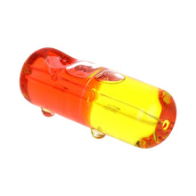 Hard Pill To Swallow Bicolor Glycerin Hand Pipe - 4.5" / Colors Vary