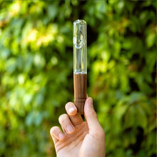 Marley Natural Glass & Walnut Steamroller