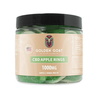 CBD Gummies 1000MG - Apple Rings