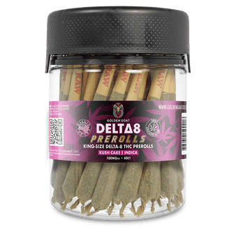 Delta 8 Doobies, King Size Jar, 50ct 100MG - Kush Cake