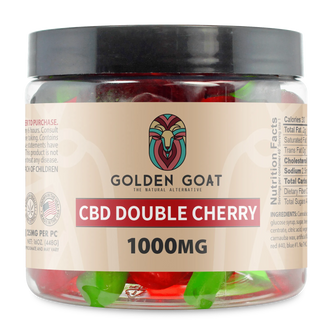 CBD Gummies 1000MG - Double Cherry