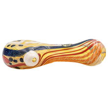 LA Pipes "Dollar Pancake" Dichroic Color-Changing Spoon Glass Pipe