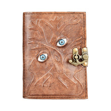 Here's Lookin' At You, Kid Embossed Leather Journal w/ Eyes - 5"x7"