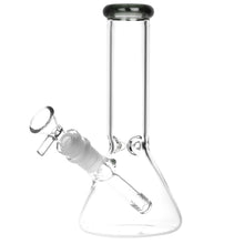 Classic Glass Beaker Water Pipe - 8" / 14mm F / Colors Vary