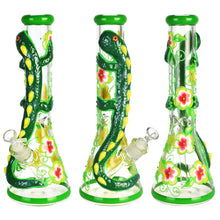 Exotic Lizard Beaker Water Pipe - 13.75"/14mm F