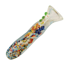 Splatter Frit Glass Chillum