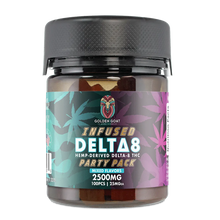 Infused Delta-8 Gummies, 2500mg – Party Pack – Mixed Flavors, 100ct