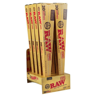 Raw Classic 20 Stage Rawket Launcher Pre-rolled Cones