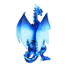 Orb-Wielding Dragon Guardian Decorative Resin Figurine - 7.5"