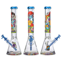 Nicky Davis Ghost Gang Beaker Water Pipe | 15.5" | 14mm F