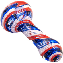 LA Pipes Stars and Stripes Independence Glass Spoon Pipe