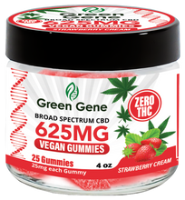 Green Genie CBD Vegan Pectin Infused Gummies w/ B12 Vitamins (625MG - 2500MG)