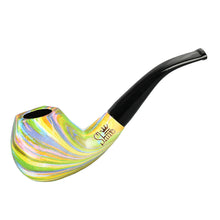 Pulsar Shire Pipes The Sundog | Bent Apple Tapered Stem Rainbow Wood Pipe