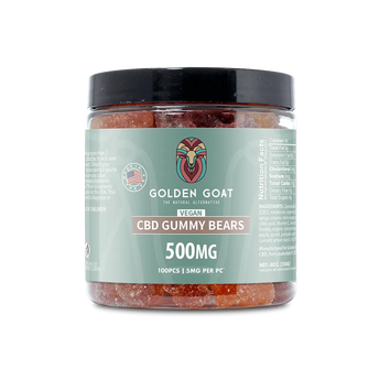 CBD Vegan Gummies 500MG - Clear Bears