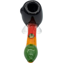 LA Pipes "Sattdown Rasta" Sherlock Glass Pipe