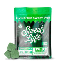 Vegan Gummies 600MG D8+HHC+THCP - Bag - Green Apple