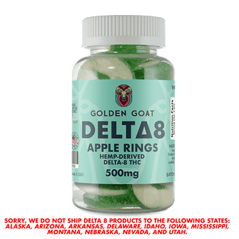 Delta 8 Gummies 500mg - Apple Rings