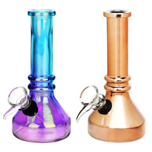 Metallic Sunset Beaker Water Pipe - 6.25"/Colors Vary