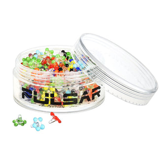 200PC JAR - Pulsar Glass Daisy Screens - Small / Assorted