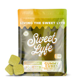 Vegan Gummies 600MG D8+HHC+THCP - Bag - Pineapple