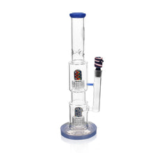 High Society | Gemini Premium Wig Wag Waterpipe (Blue)