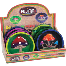 Fujima Mushroom Round Polyresin Ashtray- 4.25" / Assorted - 8PC DISPLAY