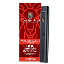 HHC Vape Device, 2000mg, Rechargeable/Disposable - Mango Kush