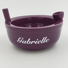 Novelty roast & toast Cereal bowl - plum color