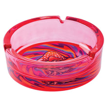 Fujima Trippy Mushroom Glass Ashtray - 6.25"