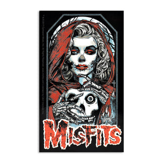 Misfits Unmasked Skeleton Woman Sticker