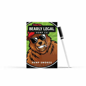 Delta 8 THC Hemp Cigarettes | Bearly Legal Hemp Co. | Pack