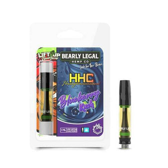 Blueberry Kush | HHC Vape Cartridge | Bearly Legal Hemp Co. | 1ml