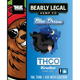 Blue Dream | THC-O Acetate Vape Tank | Bearly Legal Hemp Co . | 1ml