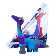 Dinosaur Silicone Hand Pipe - 5" / Colors Vary