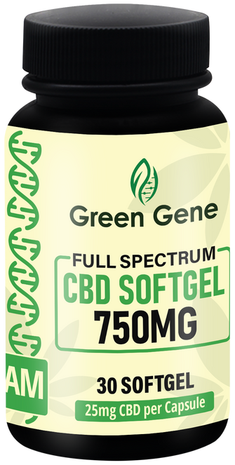 CBD Soft Gel Capsules - Full Spectrum Vitamins 750MG