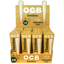 OCB Bamboo Unbleached Cones