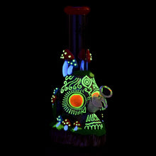 Pulsar Voodoo Skull Beaker Water Pipe - 10.25"/14mm F