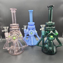 11" Quad Tube Recycler w/ Pyramid Perc