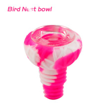 Waxmaid 14mm 18mm Bird Nest Silicone Glass Bowl