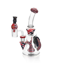 High Society - Tulu Premium Wig Wag Concentrate Rig (Red & Black)