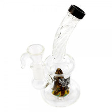 Thug Life | 6" Bubbler Shaped Rasta Water Pipe