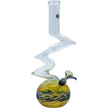 LA Pipes "Switchback" Bubble Base Bong