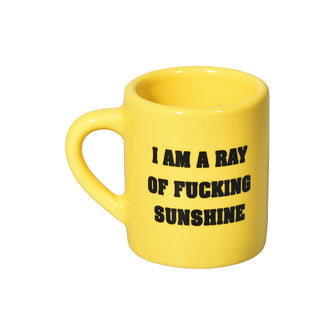 Ray of Sunshine Ceramic Mug Shot Glass - 2oz